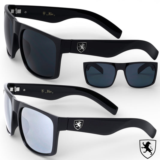 Mens High Quality Flat Top Classic Retro Sunglasses with Super Dark Lens or Silver Mirror Khan 21D38EAD-3516-41A7-A8C2-538795E438DA {{ color }}