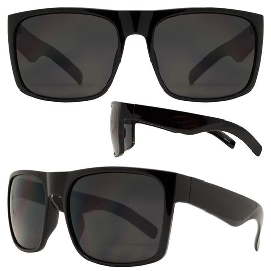 Mens Oversized black Classic sunglasses Large flat top frame with super dark lens UV400 Unbranded 7633-BLACK-SD-oversized-wayfarer-sunglasses-black-gloss-with-super-dark-lenses-_2