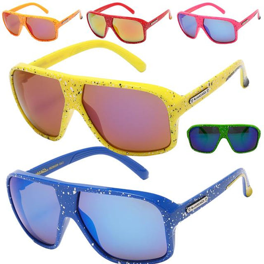 Vibrant colour Oversized Biohazard Pilot Sunglasses Biohazard 8BZ66309-biohazard-aviator-bright-color-sunglasses-splat-unisex-_1