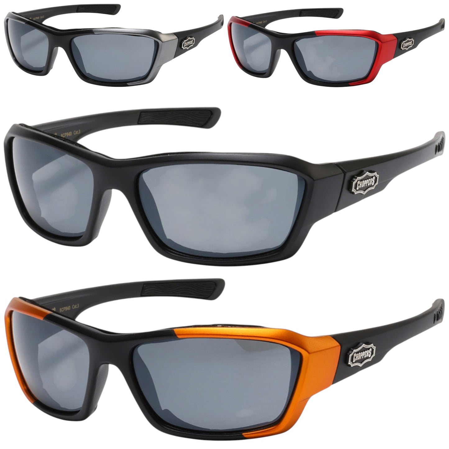 Choppers Motorcycle Padded Goggles Sunglasses Choppers 8CP940_Chopper-motor-cycle-goggles-with-foam-padding_0 {{ color }}