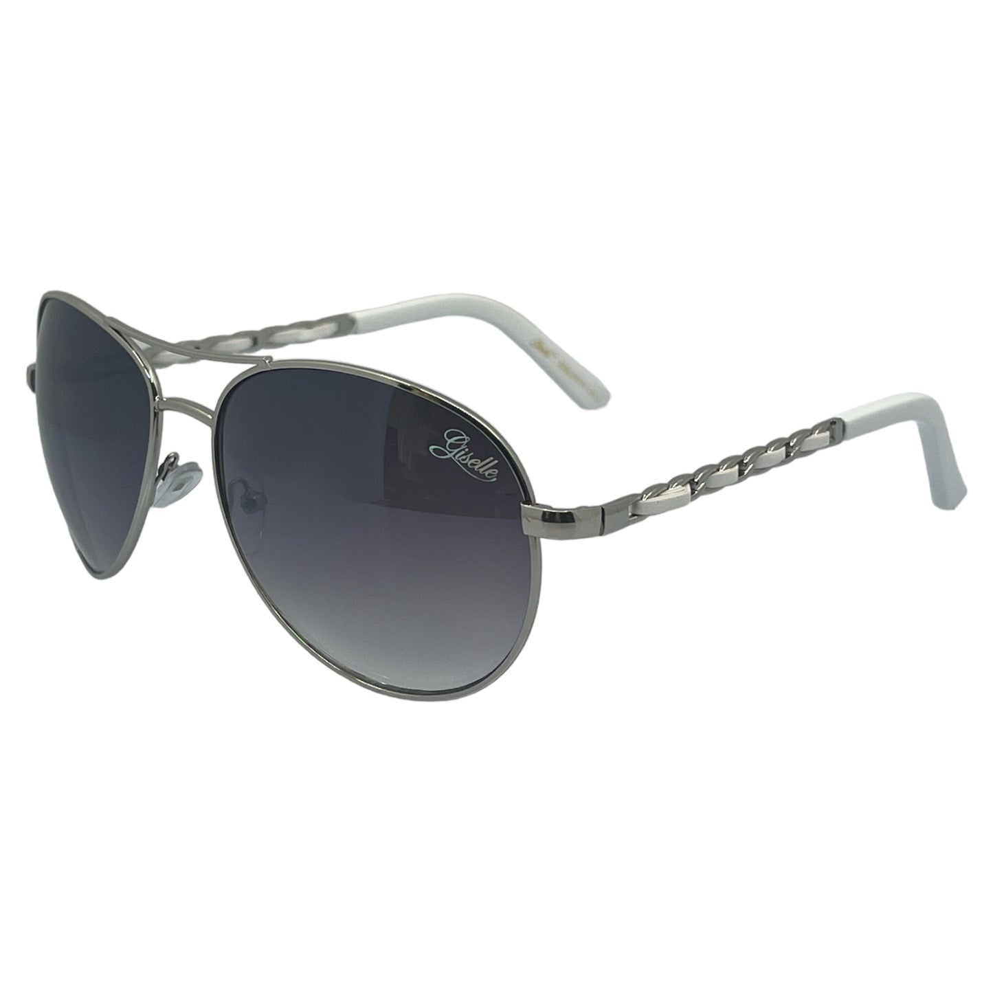 Designer Giselle Women's Pilot Sunglasses with Chain temples Giselle 8GSL28009-womens-giselle-aviator-sunglasses_2