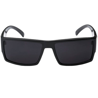 Designer Small Locs Black Flat Top Wrap Around Sunglasses for Men Locs Hardcore Shades 8LOC91026-BK-Locs-hardcore-shades-gloss-black-wrap-around-wayfarer0-sunglasses_4