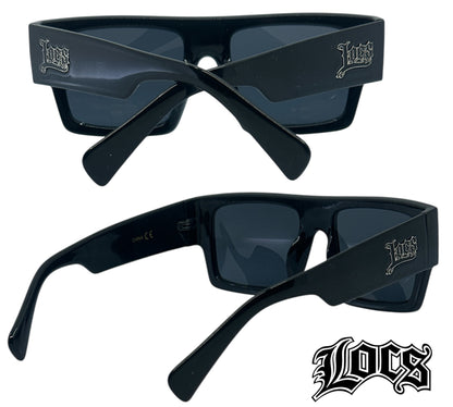 Locs Oversized Black Square Sunglasses