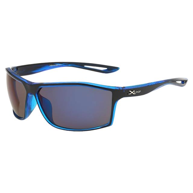 Men's Extreme sports Running Cycling Xloop Mirrored Sunglasses X-Loop 8X2586-Xloop-sports-mirror-wrap-sunglasses-_4