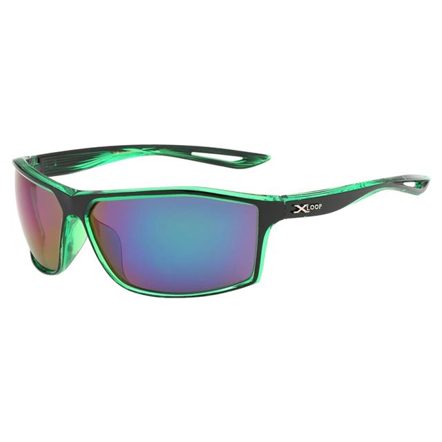 Men's Extreme sports Running Cycling Xloop Mirrored Sunglasses X-Loop 8X2586-Xloop-sports-mirror-wrap-sunglasses-_6