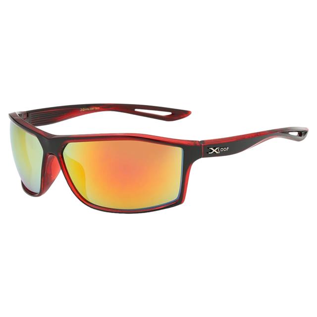 Men's Extreme sports Running Cycling Xloop Mirrored Sunglasses X-Loop 8X2586-Xloop-sports-mirror-wrap-sunglasses-_7