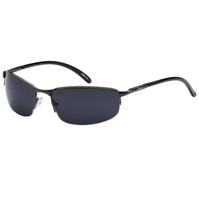 Men's Wrap around sports Semi-Rimless Xloop Mirrored Sunglasses X-Loop 8XL1246-XLoop-sports-sunglasses-semi-rimless-_2