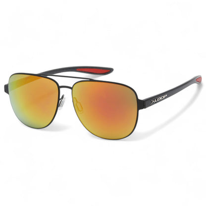 Men's oversize mirror pilot sports X-loop Sunglasses X-Loop 8XL1466_X-LOOP-SPORTS-AVIATOR-SUNGLASSES_2_15b7fceb-413c-4a78-8ea3-cb85c4c63f2c Black Red Orange Mirror Lens {{ color }}