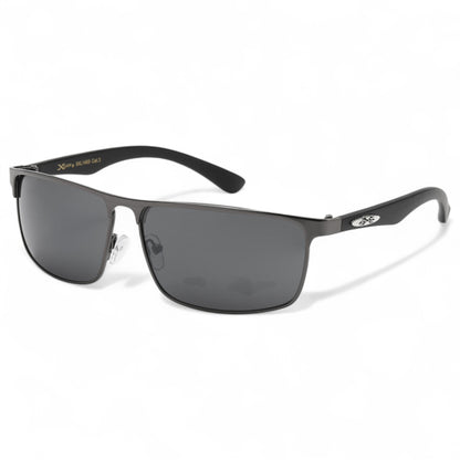 X-loop Sport Wrap around Mirrored Sunglasses X-Loop 8XL1469_X-LOOP-SPORTS-WRAP-AROUND-SUNGLASSES_3 Dark Grey Black Smoke lens {{ color }}