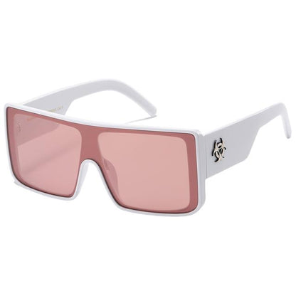 Biohazard Oversized Shield sunglasses large mirror lens White Red Tint Lens Biohazard 8bz66300-oversized-large-shield-sunglasses-with-one-piece-lens-_8_9e2d6070-cb9f-441a-bb79-fe1c09427a69