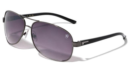 Vintage for Men's Ladies Women's Pilot Sunglasses Gunmetal/Black/Smoke Gradient Lens Khan 8kn-2015-khan-metal-frame-tear-shape-aviators-sunglasses-02_34556d89-1e11-4efe-bcdc-b933efe495c0