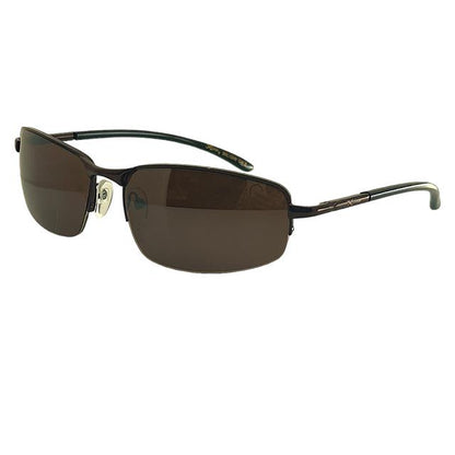 Men's Wrap around sports Semi-Rimless Xloop Mirrored Sunglasses Brown Black Brown Lens X-Loop 8xl1246-xloop-sports-sunglasses-semi-rimless-_1_70393366-587c-46dc-a8f6-12c5b9987a96
