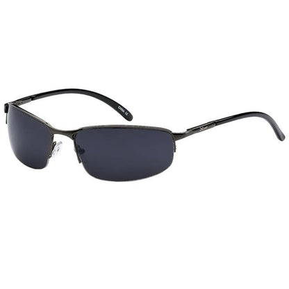 Men's Wrap around sports Semi-Rimless Xloop Mirrored Sunglasses Dark Grey Black Smoke lens X-Loop 8xl1246-xloop-sports-sunglasses-semi-rimless-_2_eb051663-d213-4689-b724-ac57b6d9226a