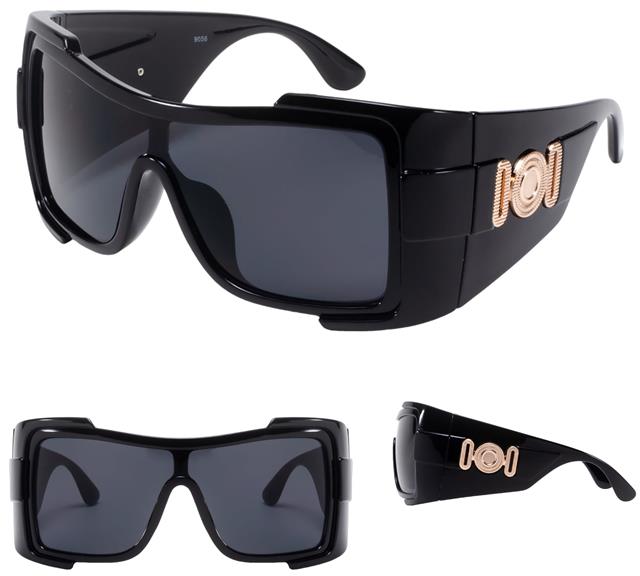 Black Oversized Sunglasses Large wrap around big Square UV400 Gloss Black Black Lens Unbranded 9056-oversized-unisex-full-wrap-around-sunglasses-mask-_1_b3341666-319e-48a3-a99e-1f8cc21283f4