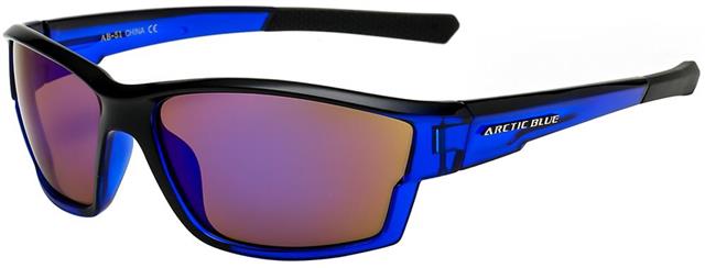 Arctic Blue Anti-Glare Blue Mirrored Sports Sunglasses Arctic Blue AB-51-5