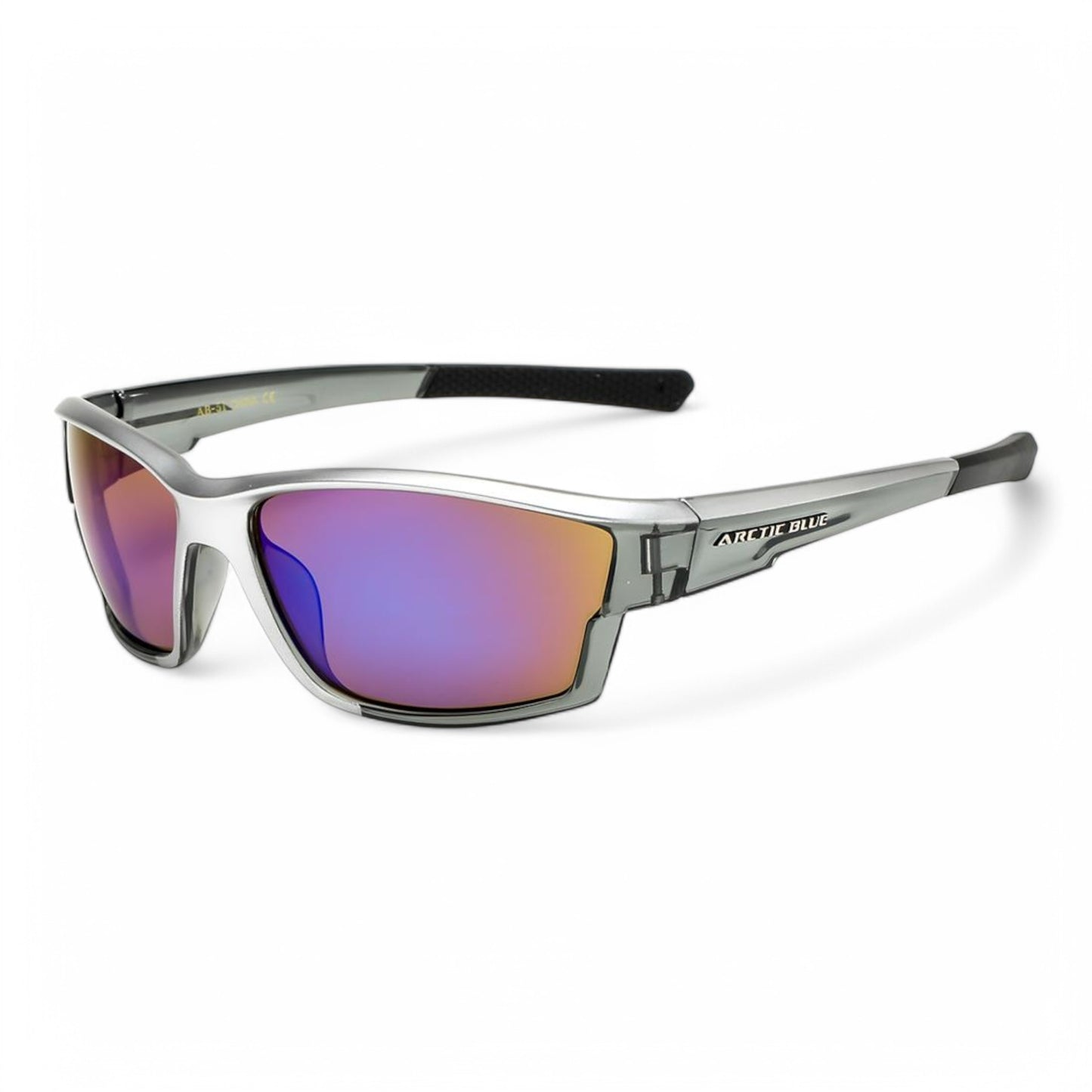 Arctic Blue Anti-Glare Blue Mirrored Sports Sunglasses