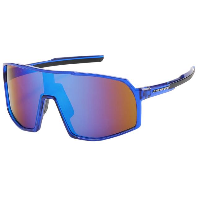 Arctic Blue Anti-Glare Blue Mirrored Sports Sunglasses oversize UV400 Arctic Blue AB-82--_8