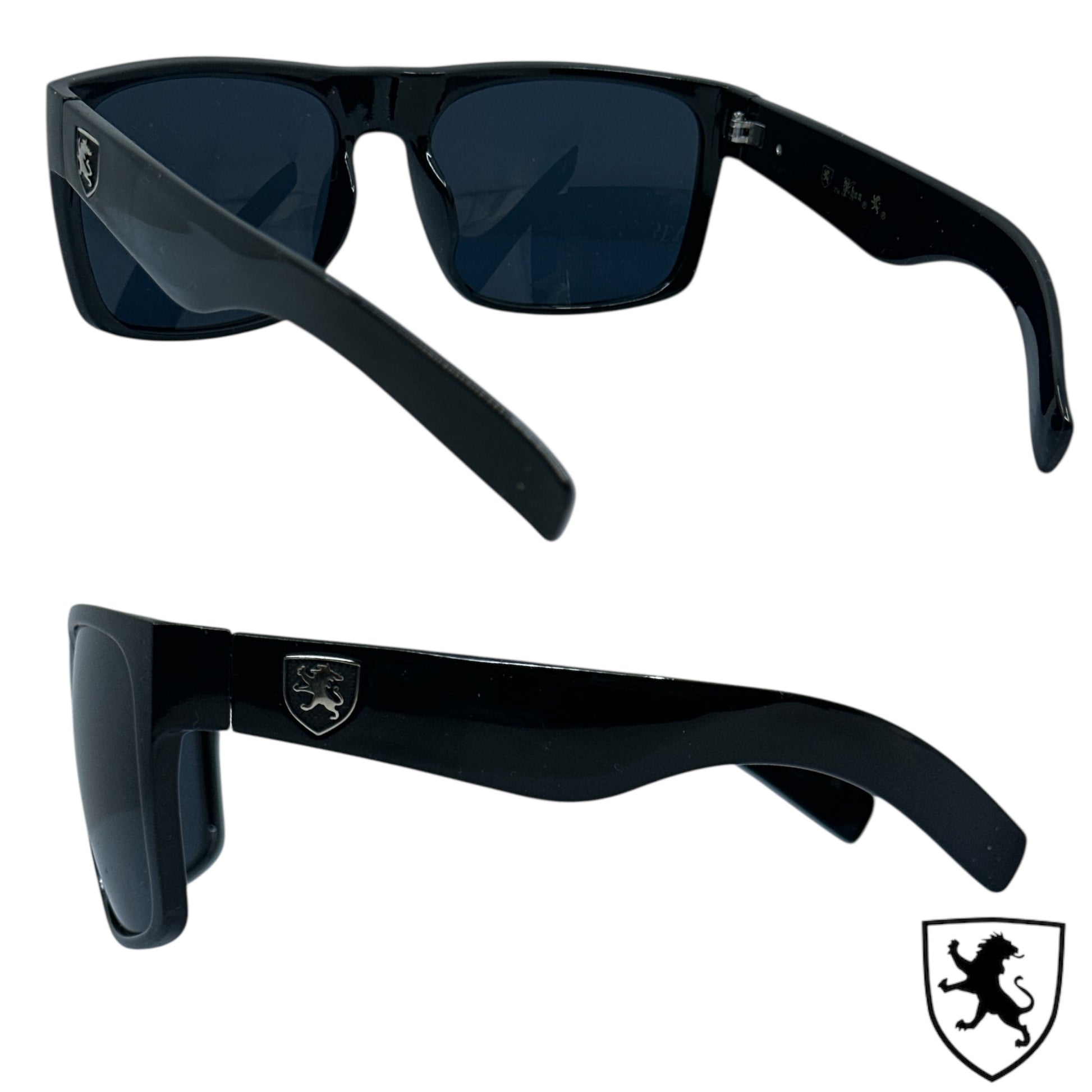 Mens High Quality Flat Top Classic Retro Sunglasses with Super Dark Lens or Silver Mirror Khan E9D200FA-3930-430E-8F6E-7C7DA193CE63 {{ color }}