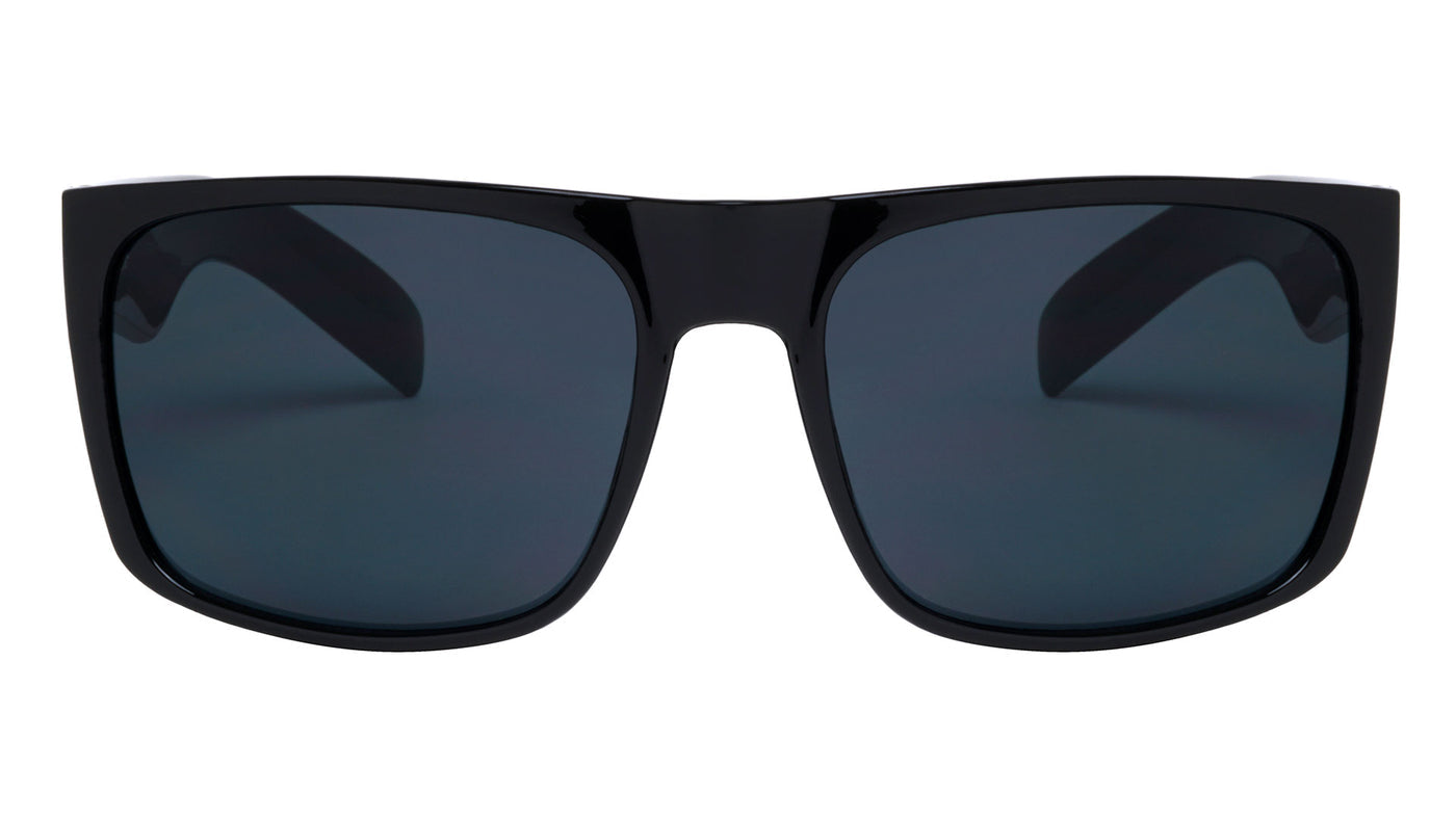 Mens High Quality Flat Top Classic Retro Sunglasses with Super Dark Lens or Silver Mirror Khan EE03C17A-81AB-4105-AFE1-422E6D47B8BC {{ color }}