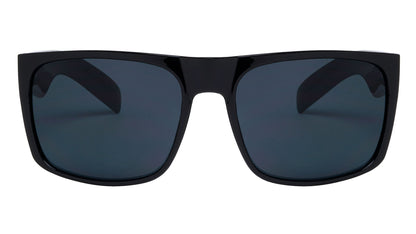 Mens High Quality Flat Top Classic Retro Sunglasses with Super Dark Lens or Silver Mirror Khan EE03C17A-81AB-4105-AFE1-422E6D47B8BC {{ color }}