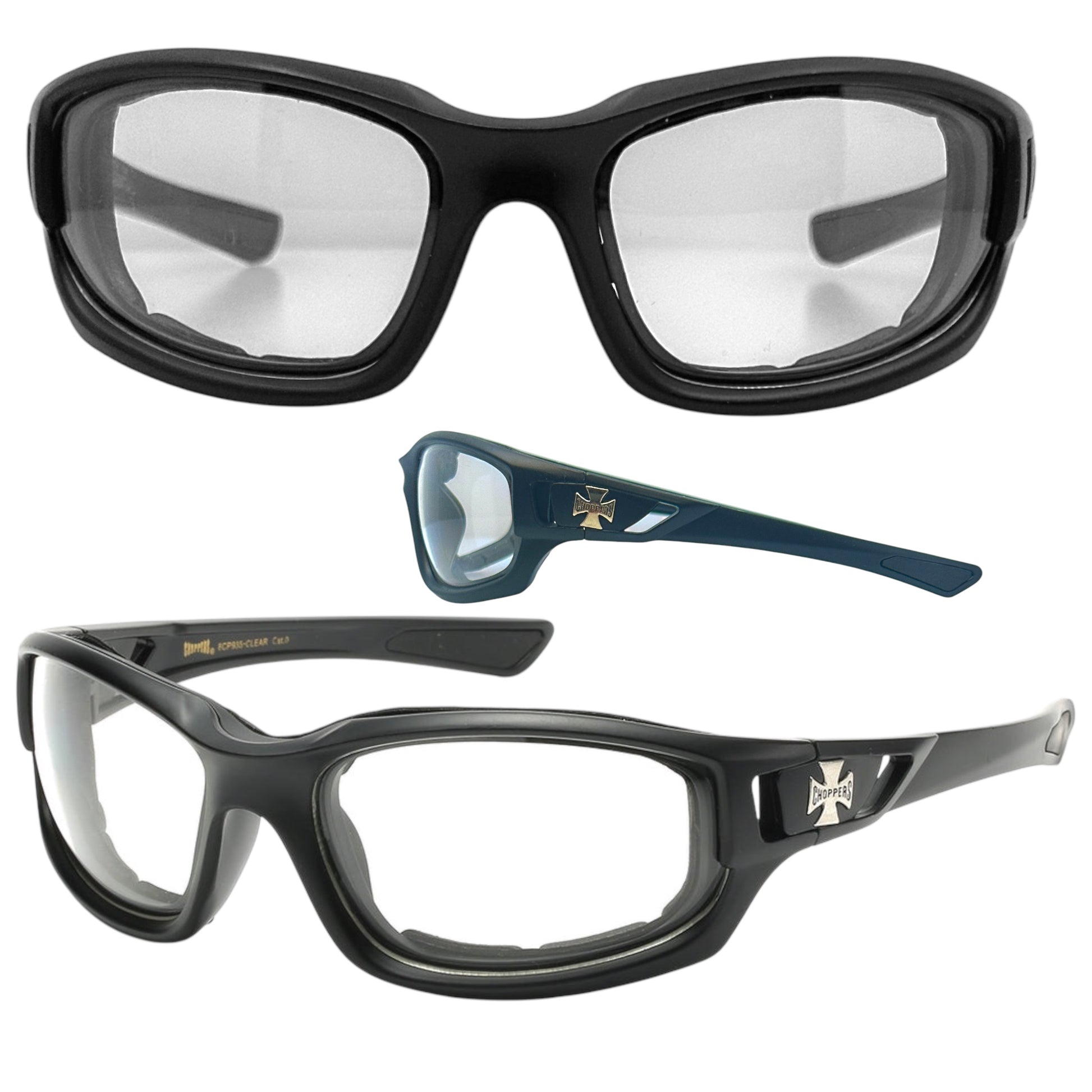 Choppers Day Driving Goggles glasses Sunglasses Clear Lens UV400 – Slim Shadies Celebrity Sunglasses