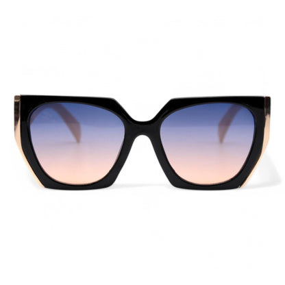 Geometric Cat Eye Sunglasses for Women