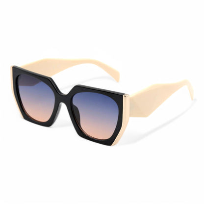 Geometric Cat Eye Sunglasses for Women