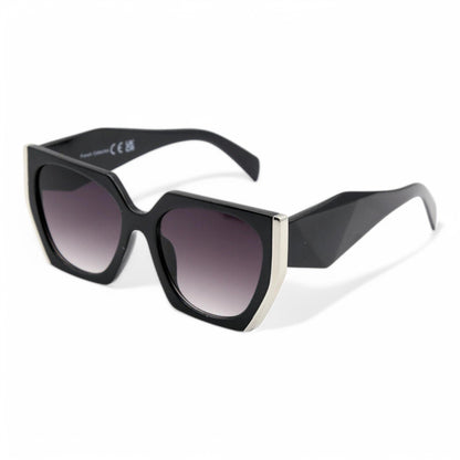 Geometric Cat Eye Sunglasses for Women