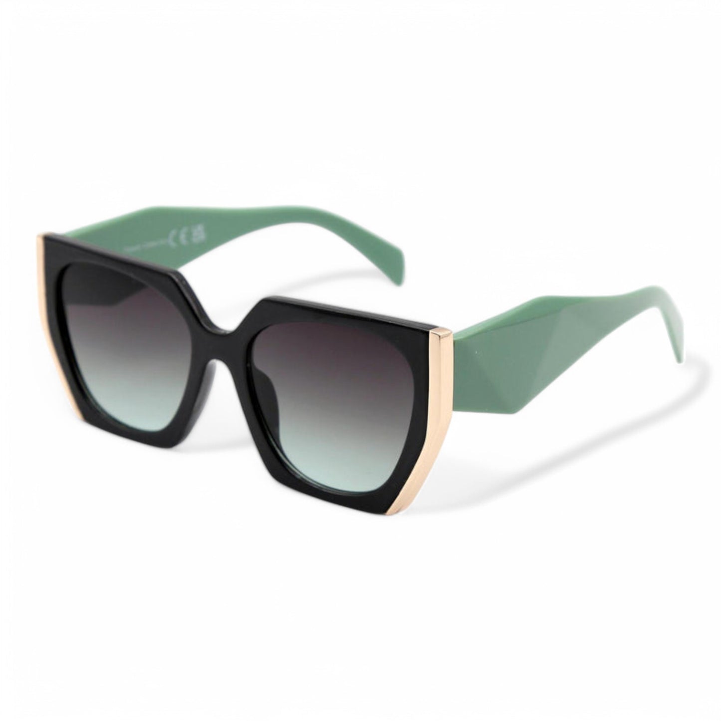 Geometric Cat Eye Sunglasses for Women