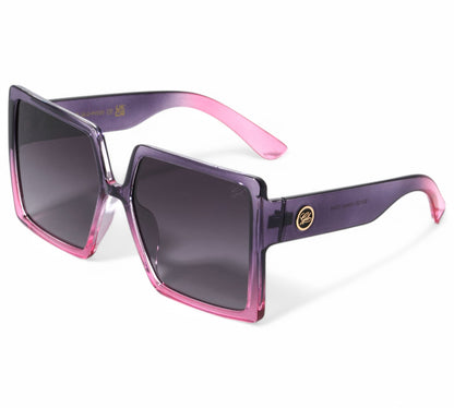 GLO Oversized Duotone Frame Fashion Square Sunglasses Glo GLO-P0020-glo-plastic-oversized-crystal-duo-tone-squared-butterfly-sunglasses-03-Photoroom Purple & Pink Smoke Gradient Lens