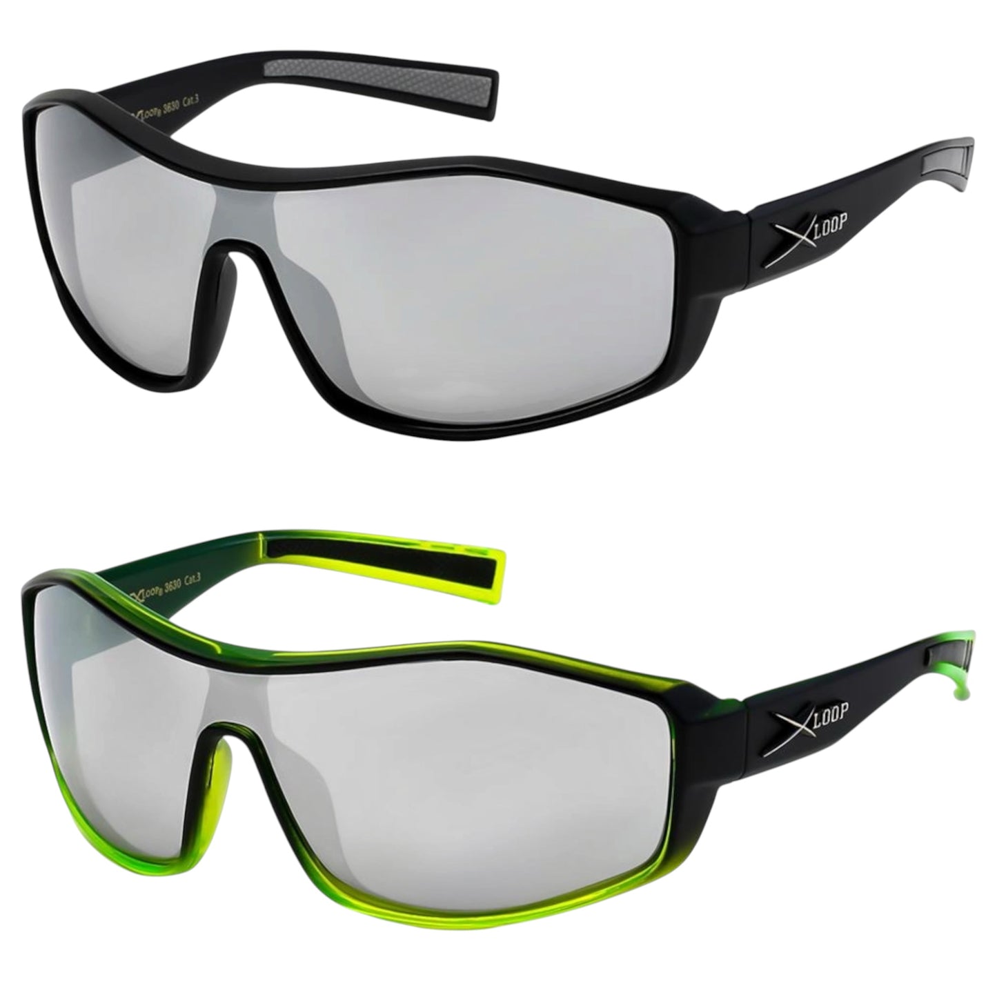 XLoop Sports Wrap Sunglasses – UV400 Shield Lens X-Loop IMG-0722 {{ color }}