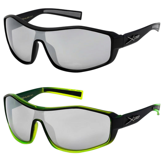 XLoop Sports Wrap Sunglasses – UV400 Shield Lens