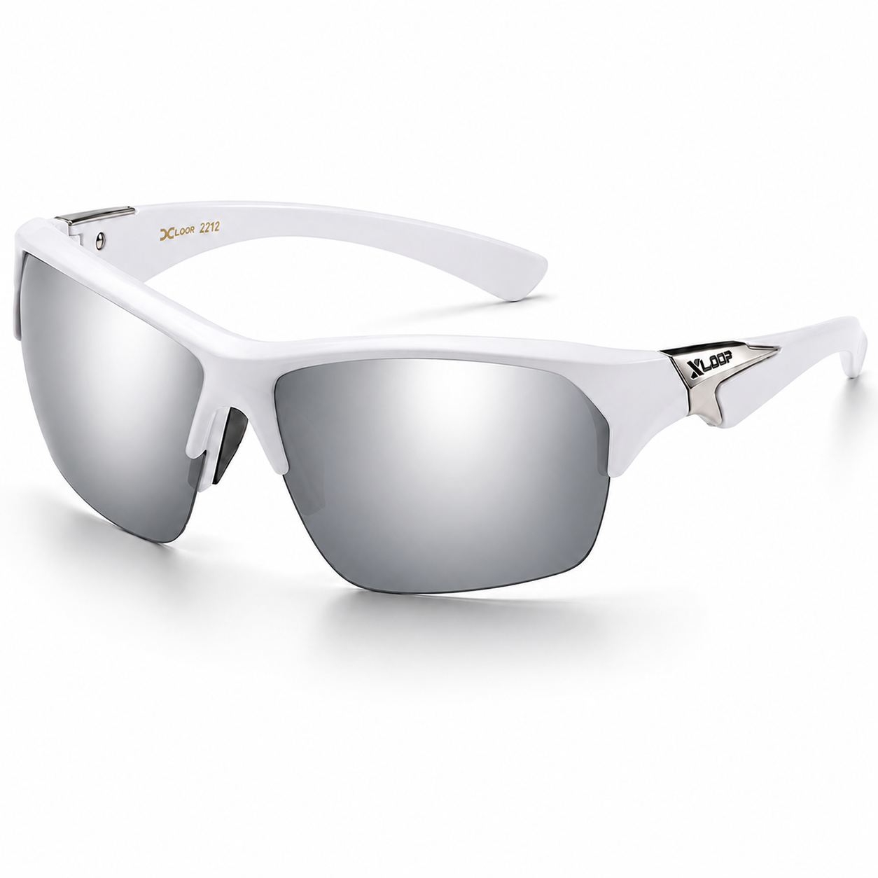XLoop Sports Wrap Around Sunglasses UV400 Semi-Rimless Lightweight Unisex