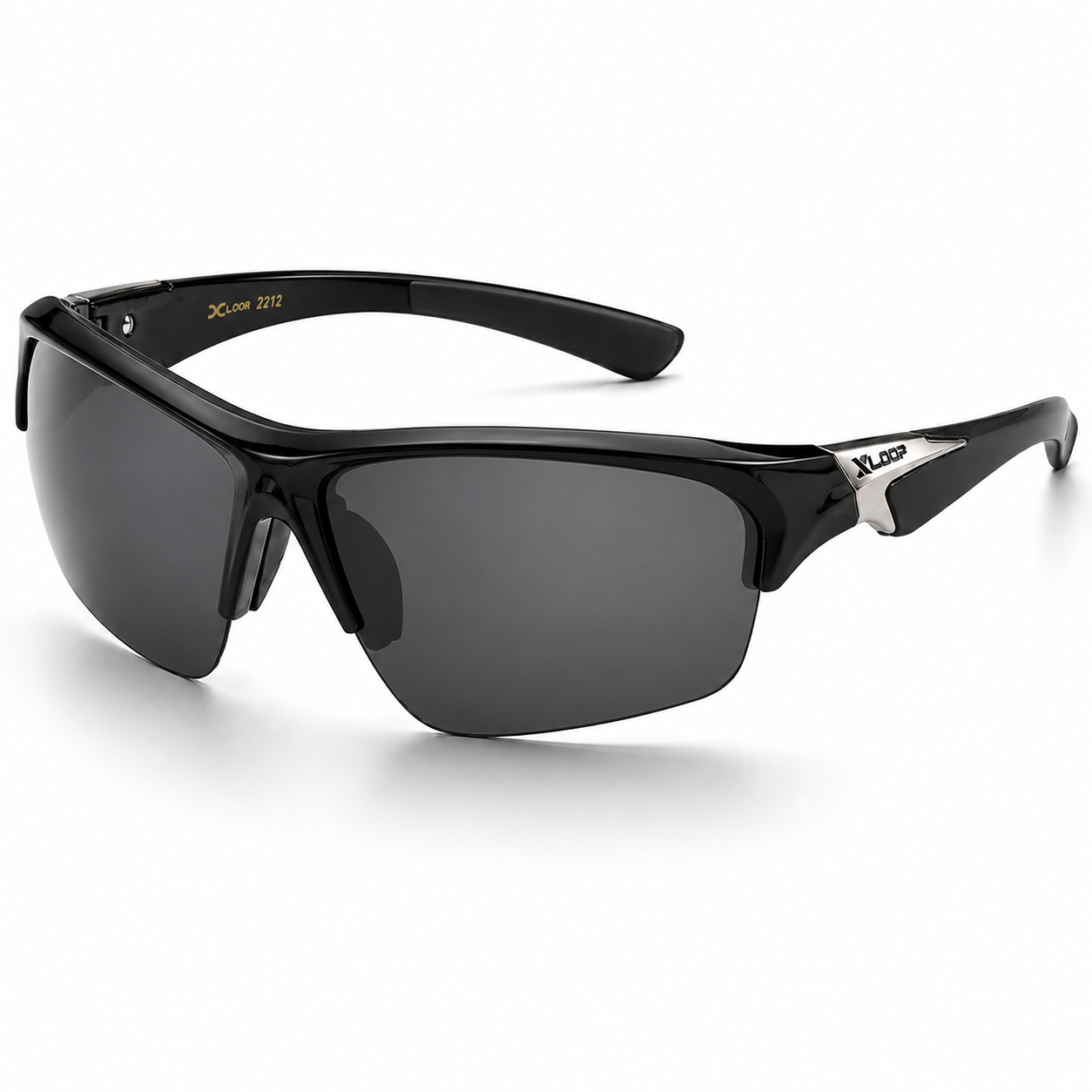 XLoop Sports Wrap Around Sunglasses UV400 Semi-Rimless Lightweight Unisex