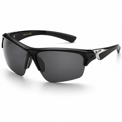 XLoop Sports Wrap Around Sunglasses UV400 Semi-Rimless Lightweight Unisex