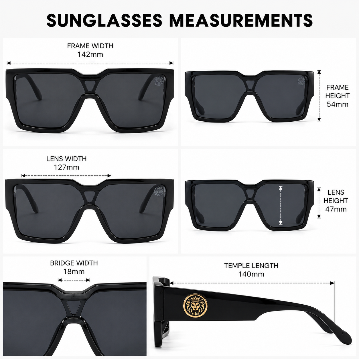Kleo small Square Fashion Sunglasses – UV400 Protection- unisex Kleo IMG-1045 {{ color }}