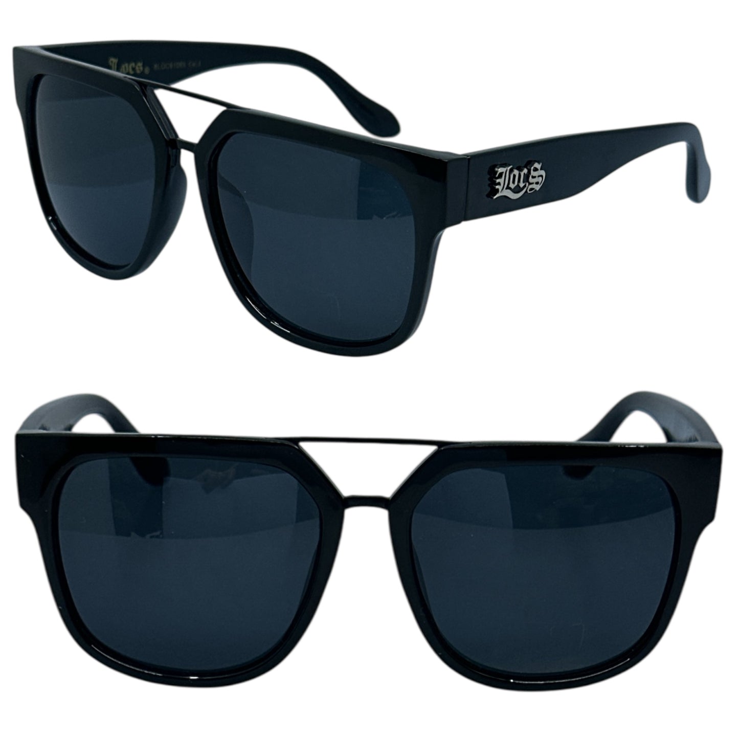 Locs Black Large Classic Sunglasses Oversized frame