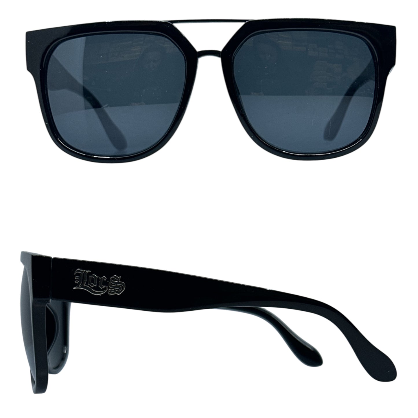 Locs Black Large Classic Sunglasses Oversized frame