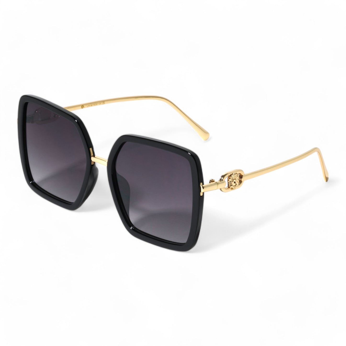 Oversize Square Shield Butterfly Sunglasses