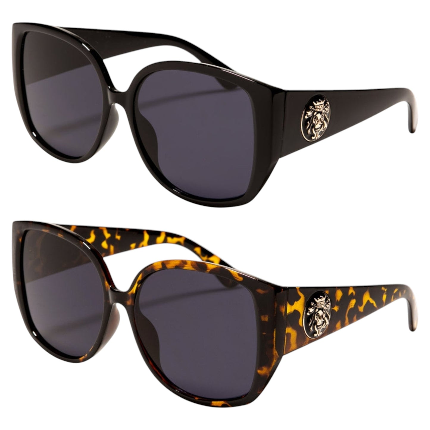 Kleo Women's Retro Cat Eye Sunglasses UV400 Kleo LH-P4021-womens-oversized-cat-eye-sunglasses {{ color }}