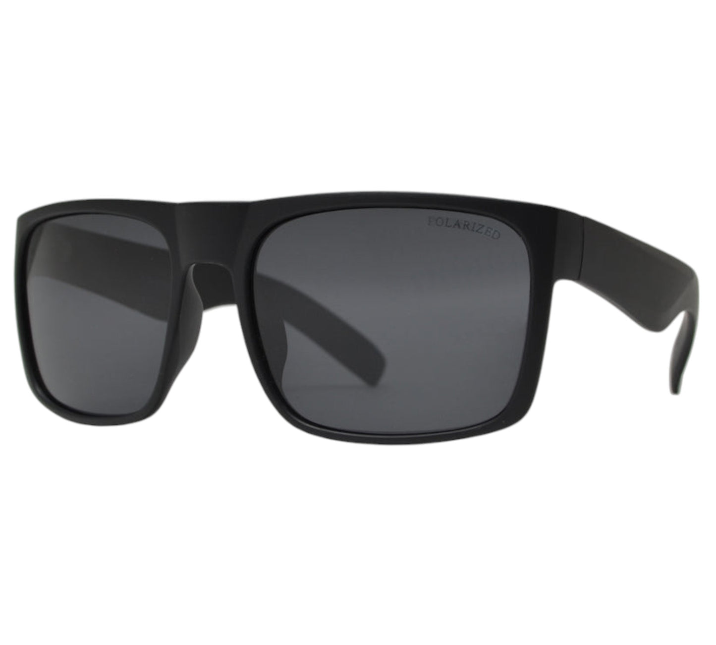 Mens Oversized black polarized sunglasses