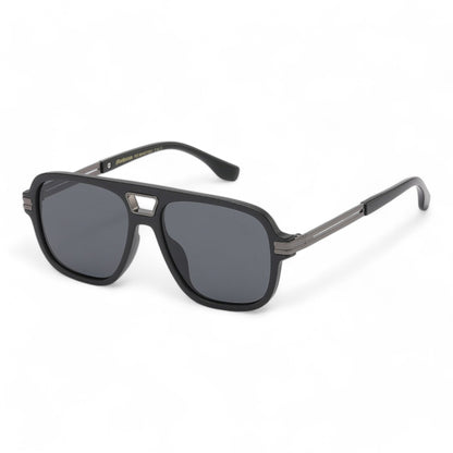 Polarized Retro Flat Top Pilot Sunglasses