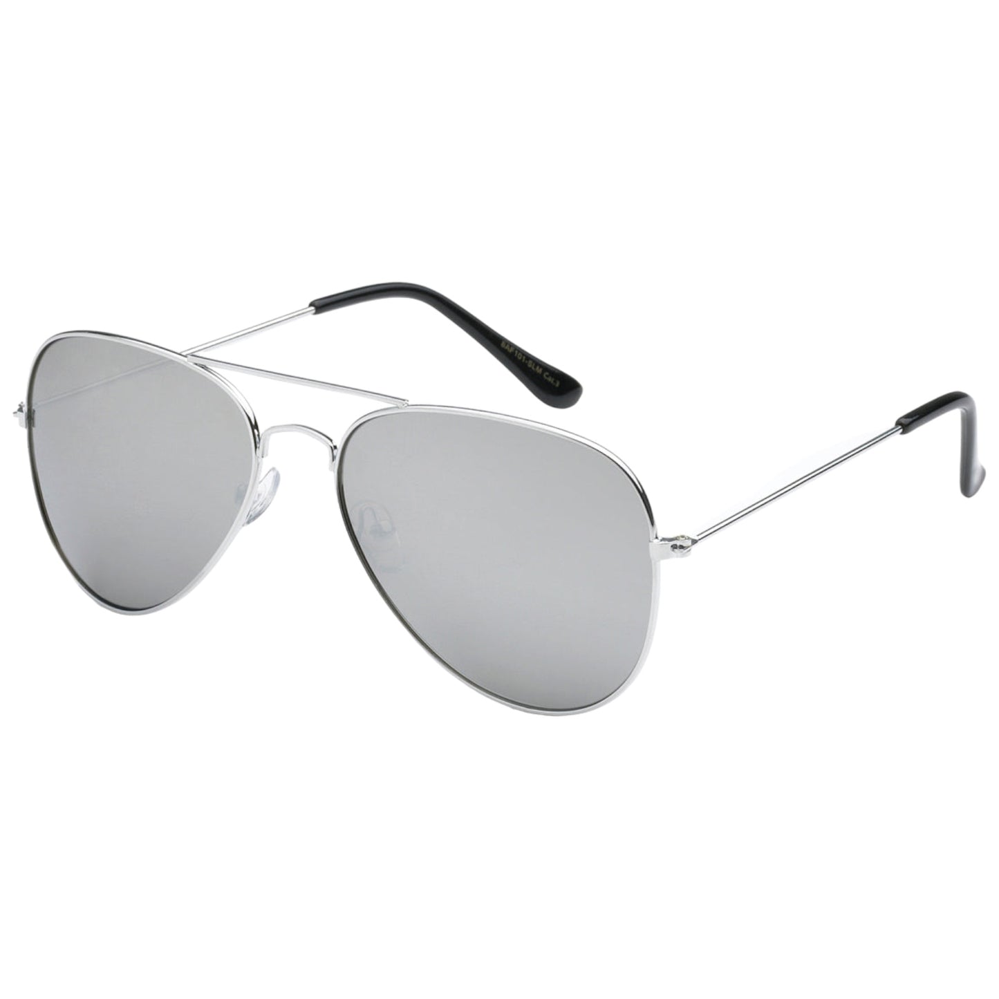 Polarized Silver Pilot Mirrored Sunglasses Air Force PZ-AF101-SLM-silver-mirror-aviator-sunglasses_2