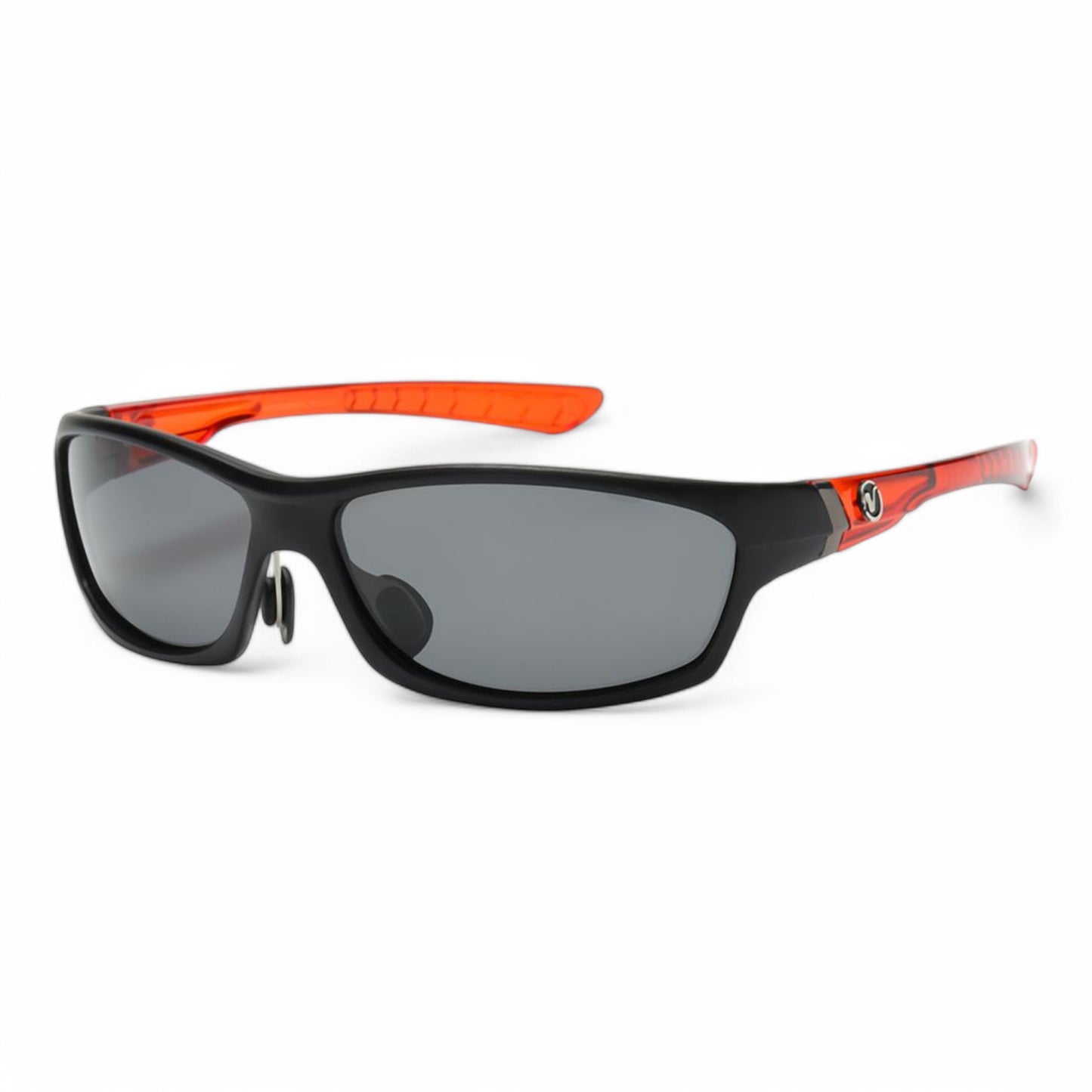 Polarized Big Wrap Around Nitrogen Golf Sunglasses Nitrogen PZNT7060f-Photoroom Black Orange Black Lens