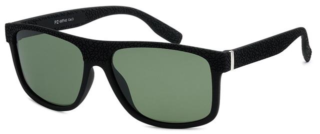 Classic Polarized Unisex Sunglasses Unbranded PZWF402_d3b5bf21-871f-43be-a2d5-30e69951d523 Matt Black Smoke Green Lens