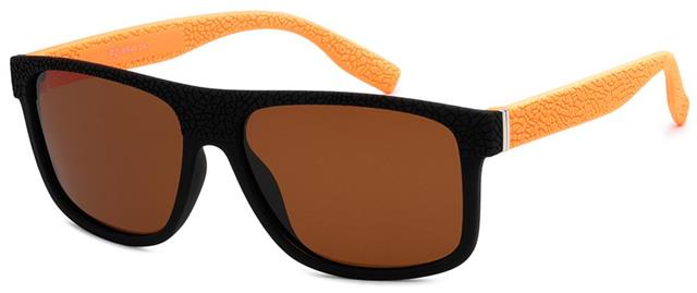 Classic Polarized Unisex Sunglasses Unbranded PZWF404_8168519f-5732-4e87-b8a3-8cff9b20cf5d Matt Black Orange Brown Lens