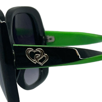 Women's Large Black Butterfly Sunglasses Romance ROM90024-Ladies-oversized-Black-sunglasses_4