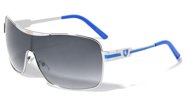 Mens Khan Pilot Wrap Sunglasses Metal with Oversized Retro Shield Frame UV400 SILVER & BLUE Khan kn-m3728-_new_-khan-metal-one-piece-shield-round-frame-sunglasses-05_5f908d71-fa9a-46a3-b6f8-05a359622065