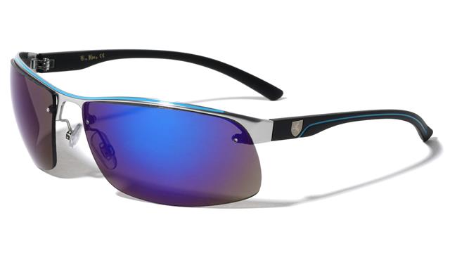 Khan Semi Rimless Sport Wrap Around Sunglasses for Men Silver Black Blue Stripe Blue Mirror Lens Khan kn-m3924-khan-metal-semi-rimless-color-line-sports-sunglasses-03_10f324d3-e2c2-4e5f-b5f3-228d64a362d0
