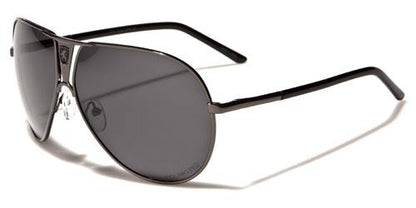 Khan Polarized Oversized Shield Pilot Sunglasses for Men